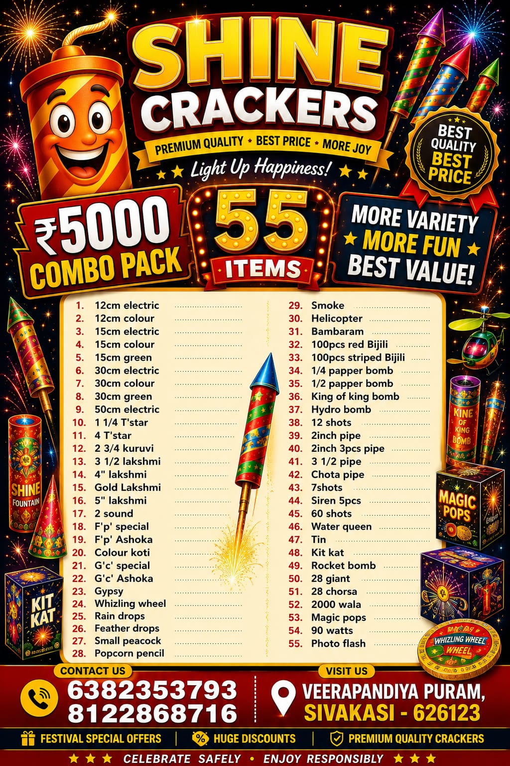 5000 combo Pack (1 CASE)